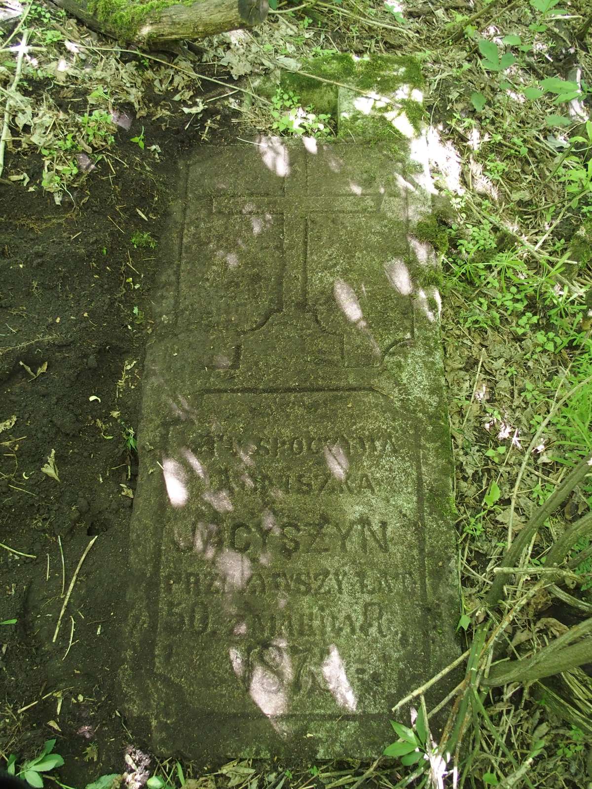 Tombstone of Agnes Jacyszyn, cemetery in Dolzhanka