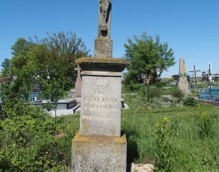 Nagrobek Jana Szałagana, cmentarz w Dołżance