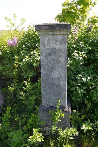 Tombstone of Tekla Burak, cemetery in Łozowa