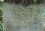 Fotografia przedstawiająca Tombstone of Wojciech and Wiktoria Stopyr