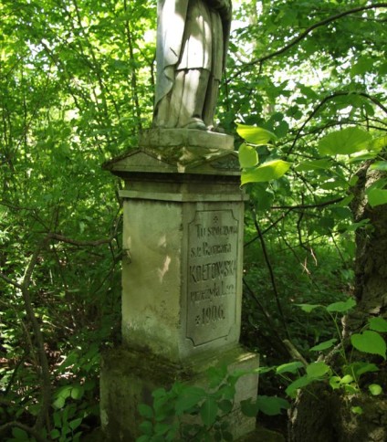Nagrobek Barbary Kołtowskiej. Cmentarz w Kokutkowcach