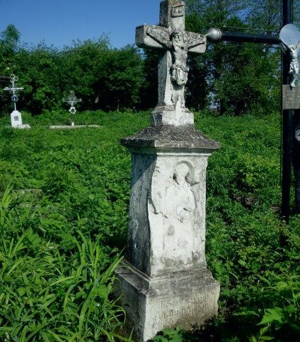 Nagrobek Adama Kaśkowa. Cmentarz w Cebrowie