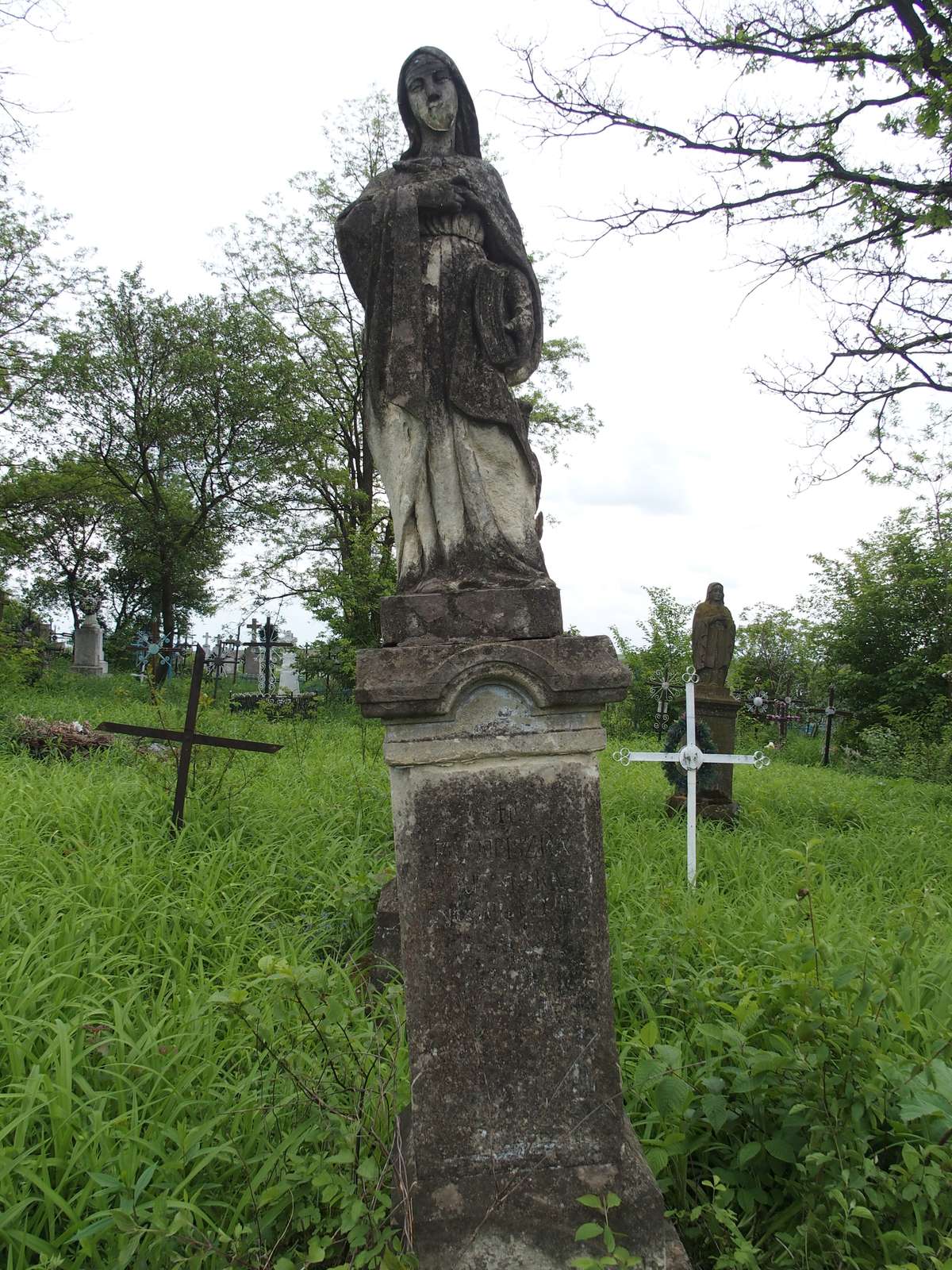 Tombstone of Franciszka Butyńska, cemetery in Konopkówka