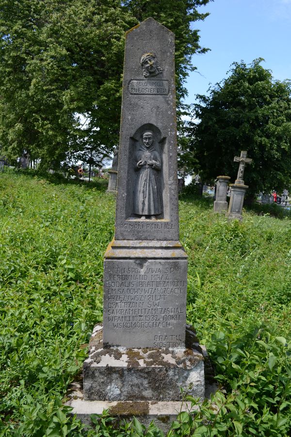 Tombstone of Ferdinand Mraz, Skoromochy cemetery