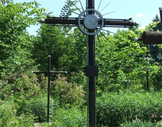 Nagrobek Anastazji Szkodzińskiej, cmentarz w Borkach Wielkich