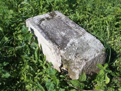 Nagrobek Caralli Czerniawskiej. Cmentarz w Cebrowie