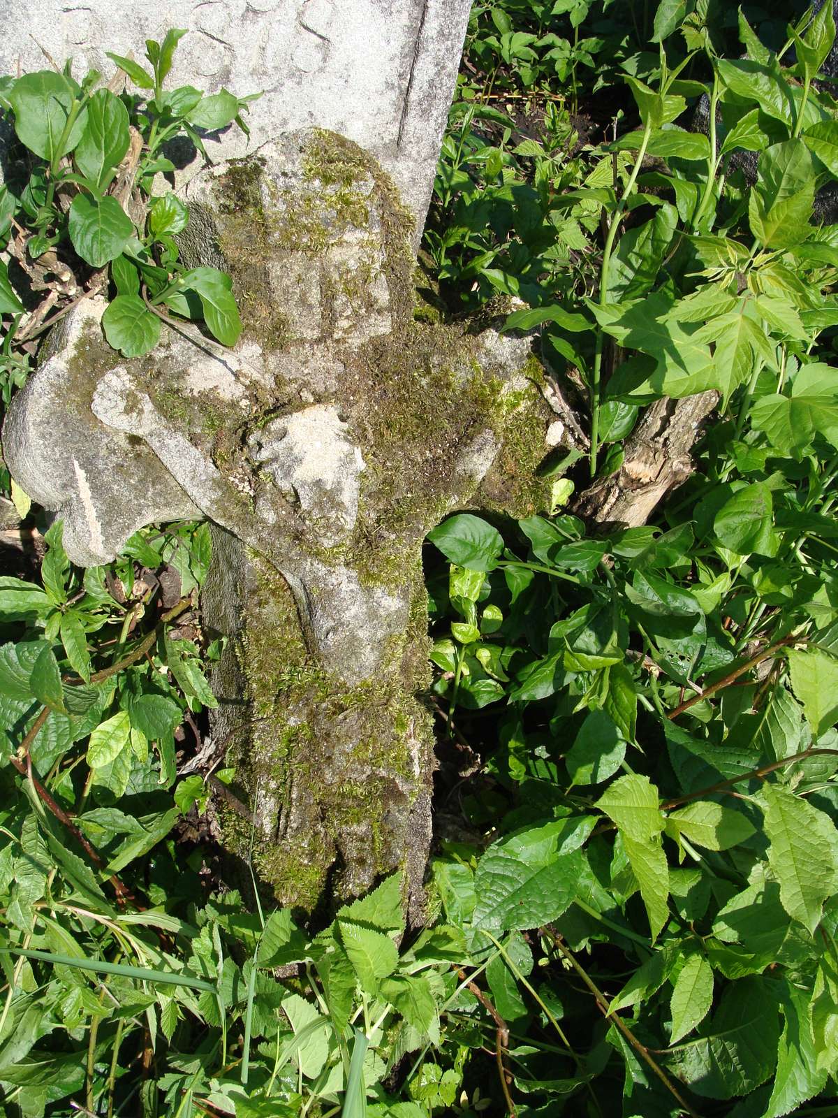 Detal z nagrobka Macieja Bednarza, cmentarz w Cebrowie