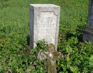 Nagrobek Macieja Bednarza, cmentarz w Cebrowie