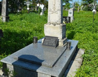 Nagrobek Ahapiji i Jana Dziwińskich, cmentarz w Cebrowie