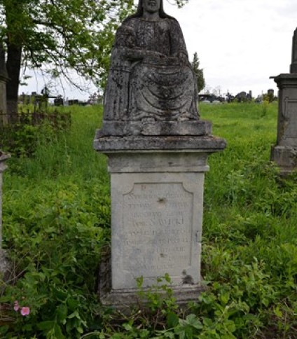 Nagrobek Anny Sawickiej, cmentarz w Smykowcach