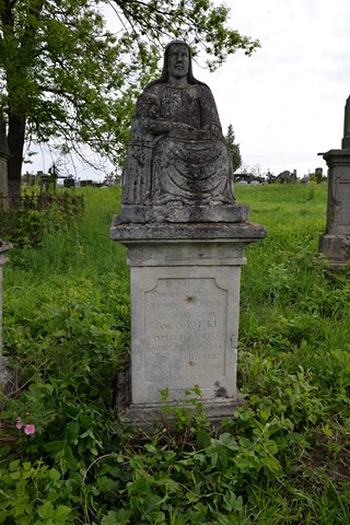 Tombstone of Anna Sawicka, cemetery in Smykowce