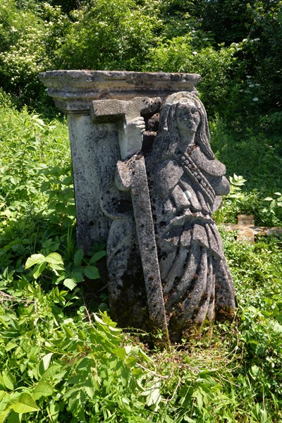 Tombstone of Helena Kruczkowska, cemetery in Borki Wielkie