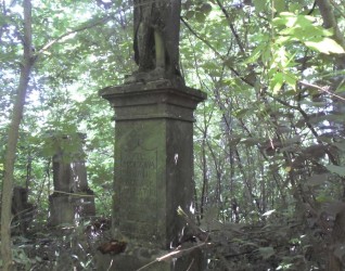 Nagrobek Jana Pachołka, cmentarz w Borkach Wielkich