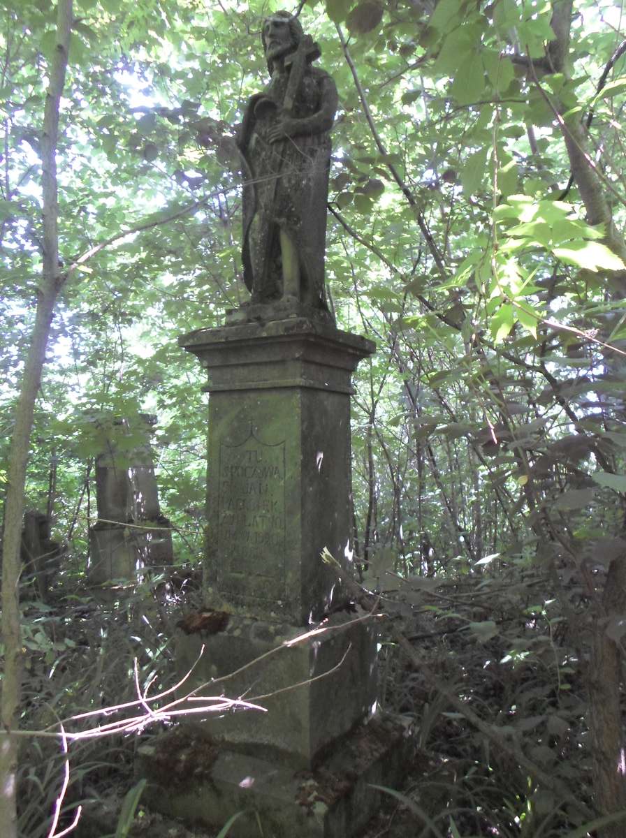 Tombstone of Jan Pachołek, cemetery in Borki Wielkie