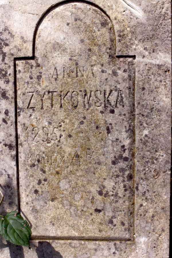 Fotografia przedstawiająca Tombstone of Anna Żytkowska