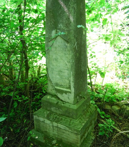 Nagrobek Franciszka Myślińskiego, cmentarz w Bucniowie