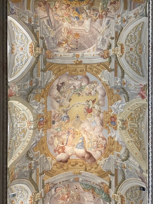 Frescoes in the Garrison Church of Saints Peter and Paul in Lviv