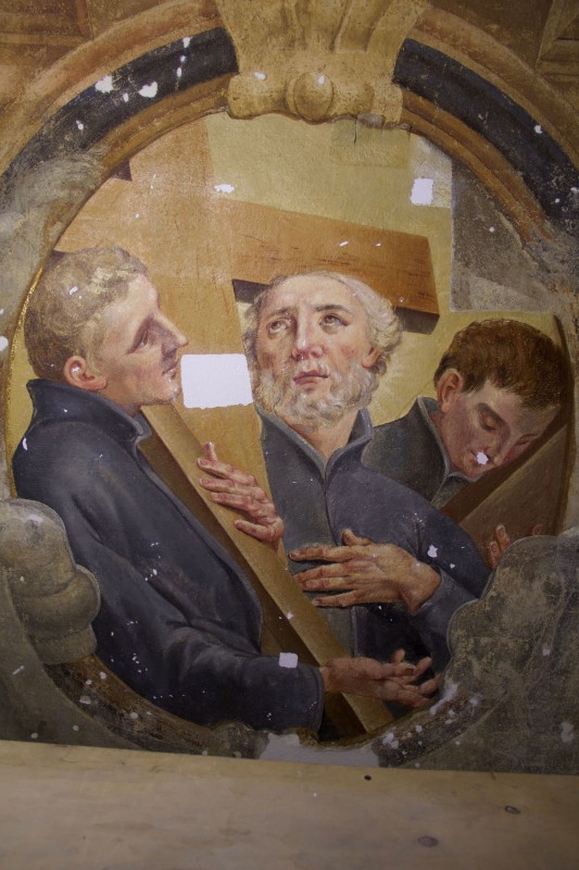 Photo montrant Conservation of the Frescoes by Franz Eckstein in the Garrison Church of Saints Peter and Paul in Lviv
