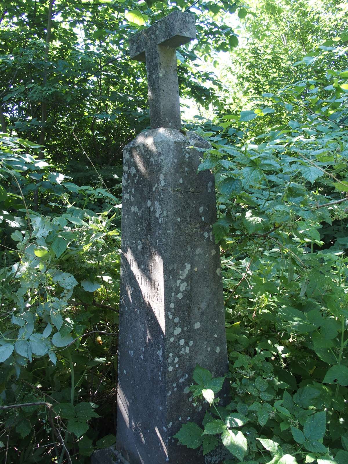 Tombstone of Helena, Kazimierz and Włodzimierz Kruszemicki, Bucniów cemetery