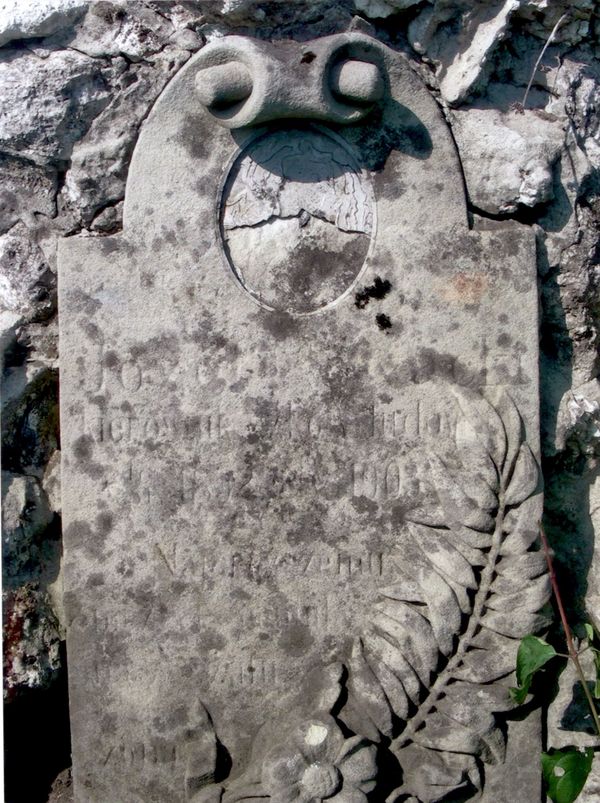 Tombstone Jozef Glowacki, Strusov Cemetery