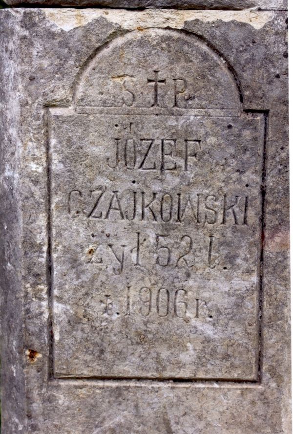 Tombstone Józef Czajkowski, Strusowo cemetery