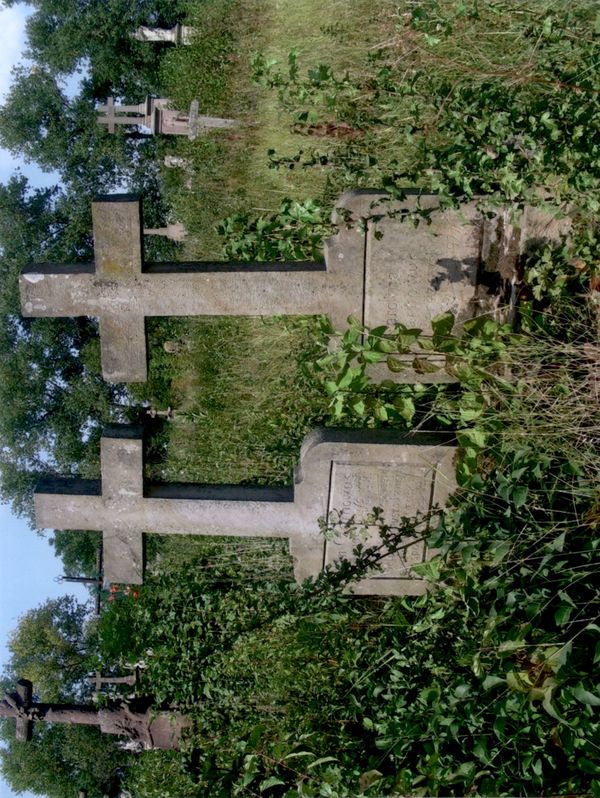 Tombstone of Karolina Czarnowus, Jan Czarnowus, Strusowo Cemetery