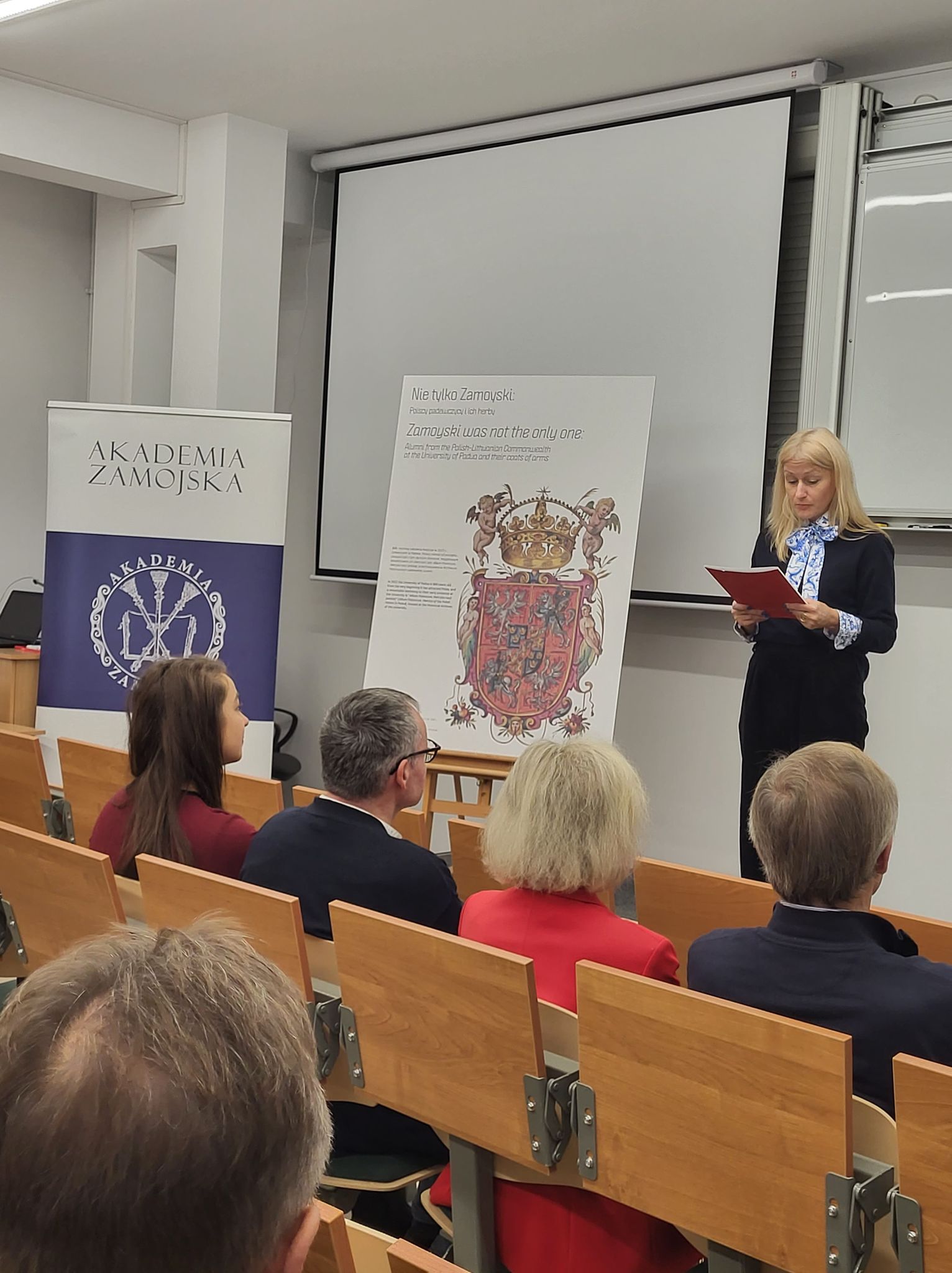 Не тільки Замойські. Польські падуанці та їхні герби, відкриття виставки в Замойській академії в Замості