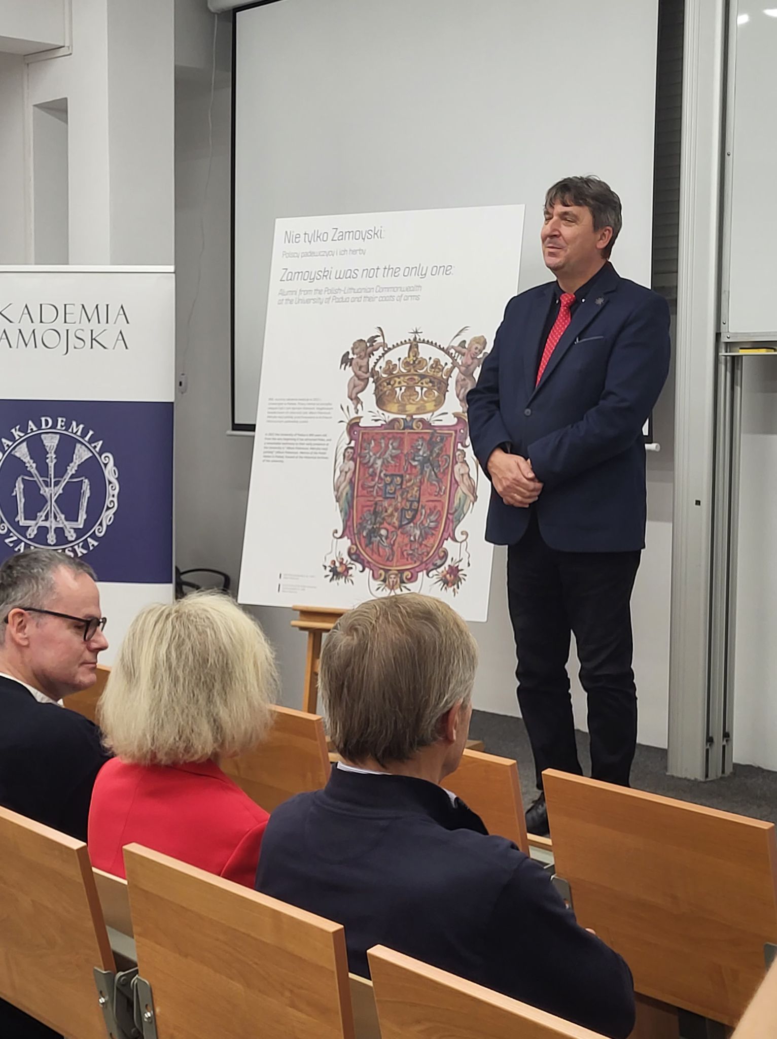 Не тільки Замойські. Польські падуанці та їхні герби, відкриття виставки в Замойській академії в Замості