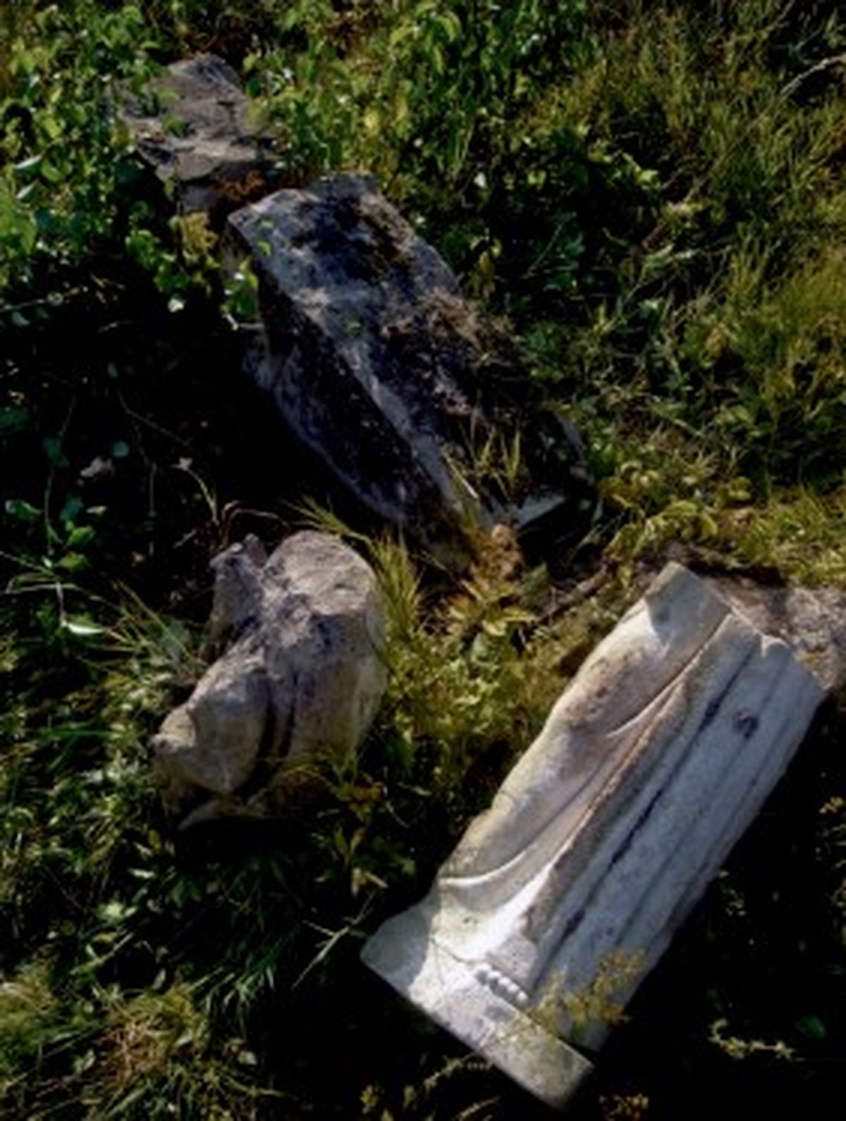 Gravestone Antoni Koncur, cemetery in Strusowo