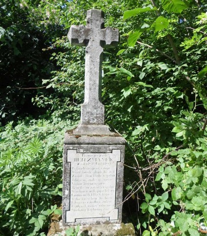 Nagrobek Franciszka Herzmaneka, cmentarz w Bucniowie