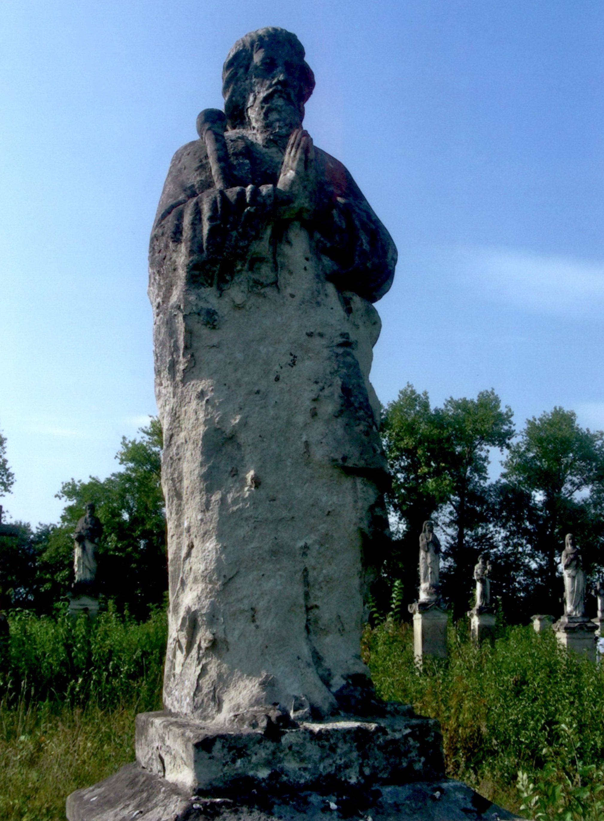 Tombstone of Jakub Sztefanicki, cemetery in Strusowo