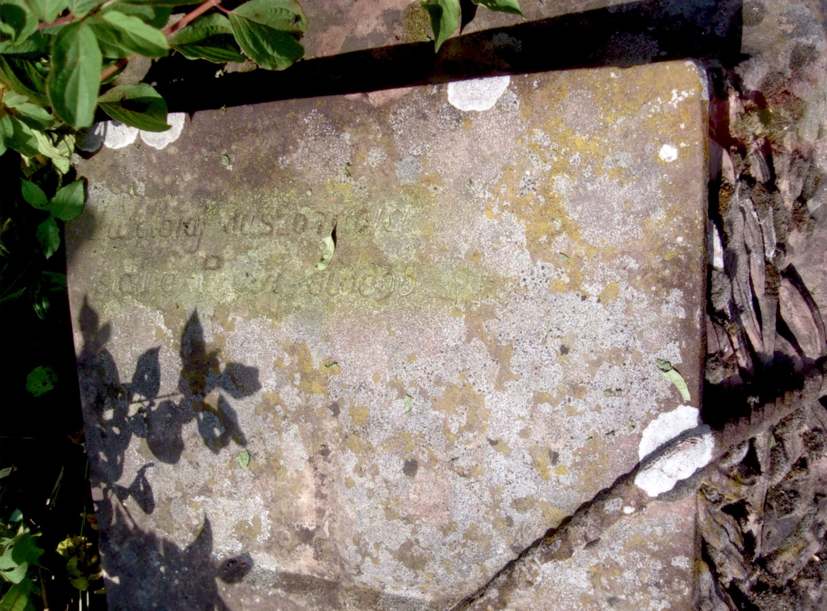 Tombstone Catherine Charles, Strusov cemetery