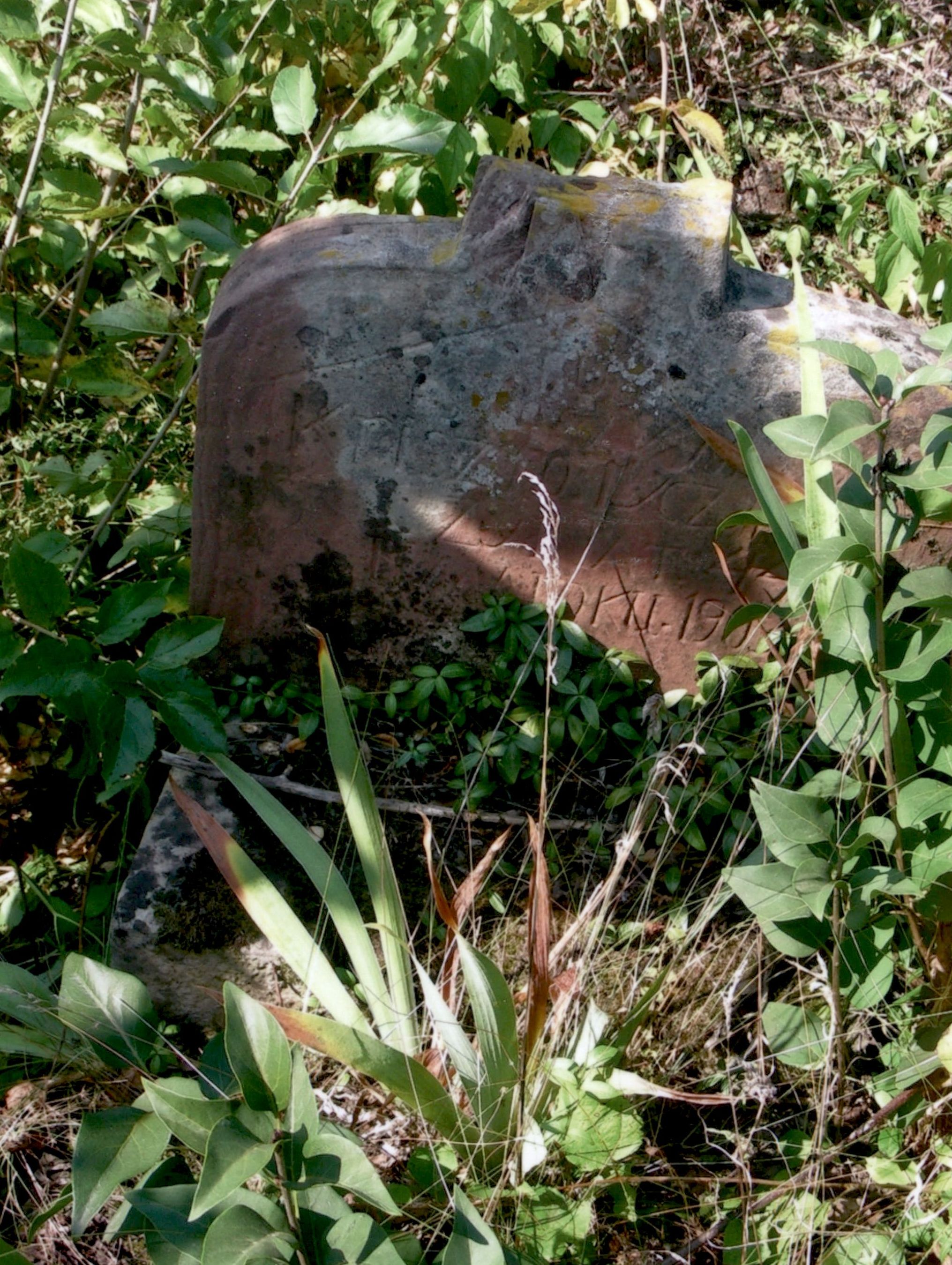 Tombstone Krzysztof Tuczyński, cemetery in Strusowo