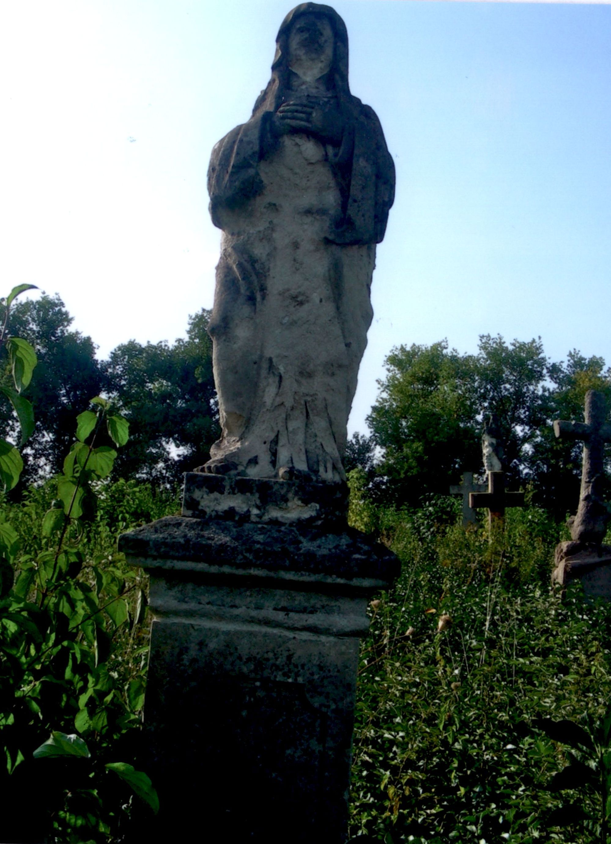 Tombstone of Karolina Kalinska, cemetery in Strusowo