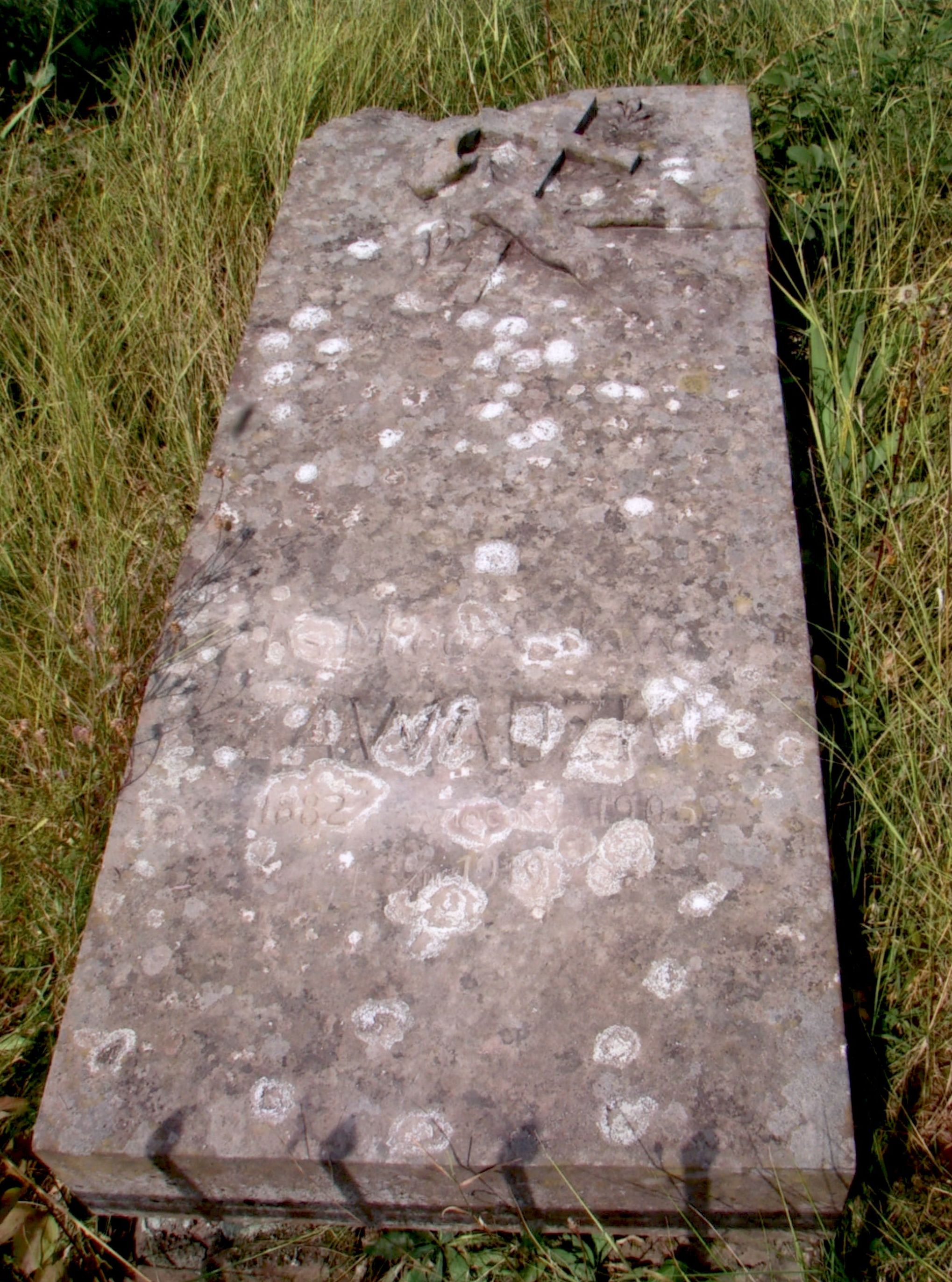 Gravestone of Rev. Mieczysław Zawadzki, Strusowo cemetery