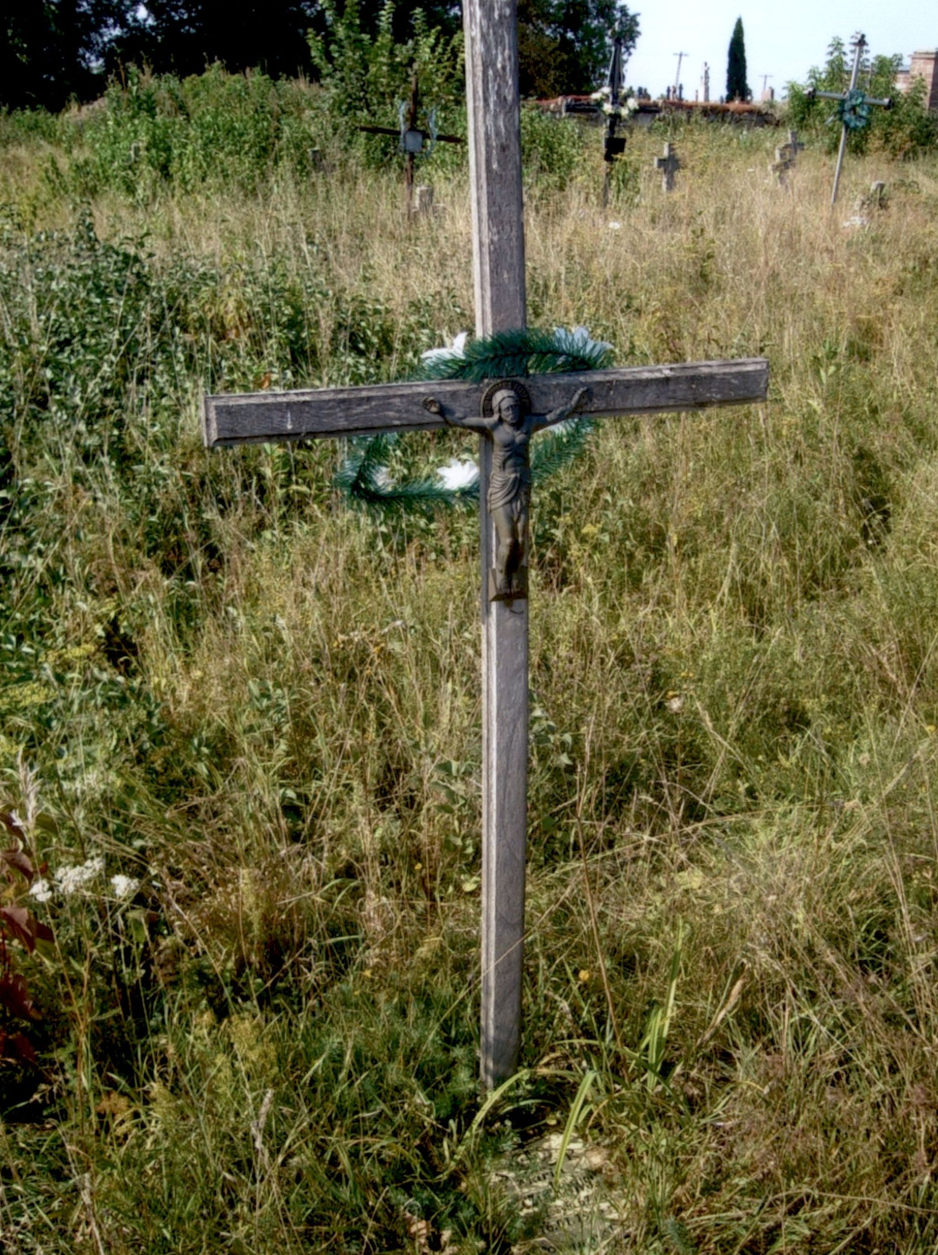 Gravestone Maria Wieczorowska, cemetery in Strusowo