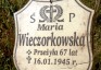 Fotografia przedstawiająca Nagrobek Marii Wieczorowskiej