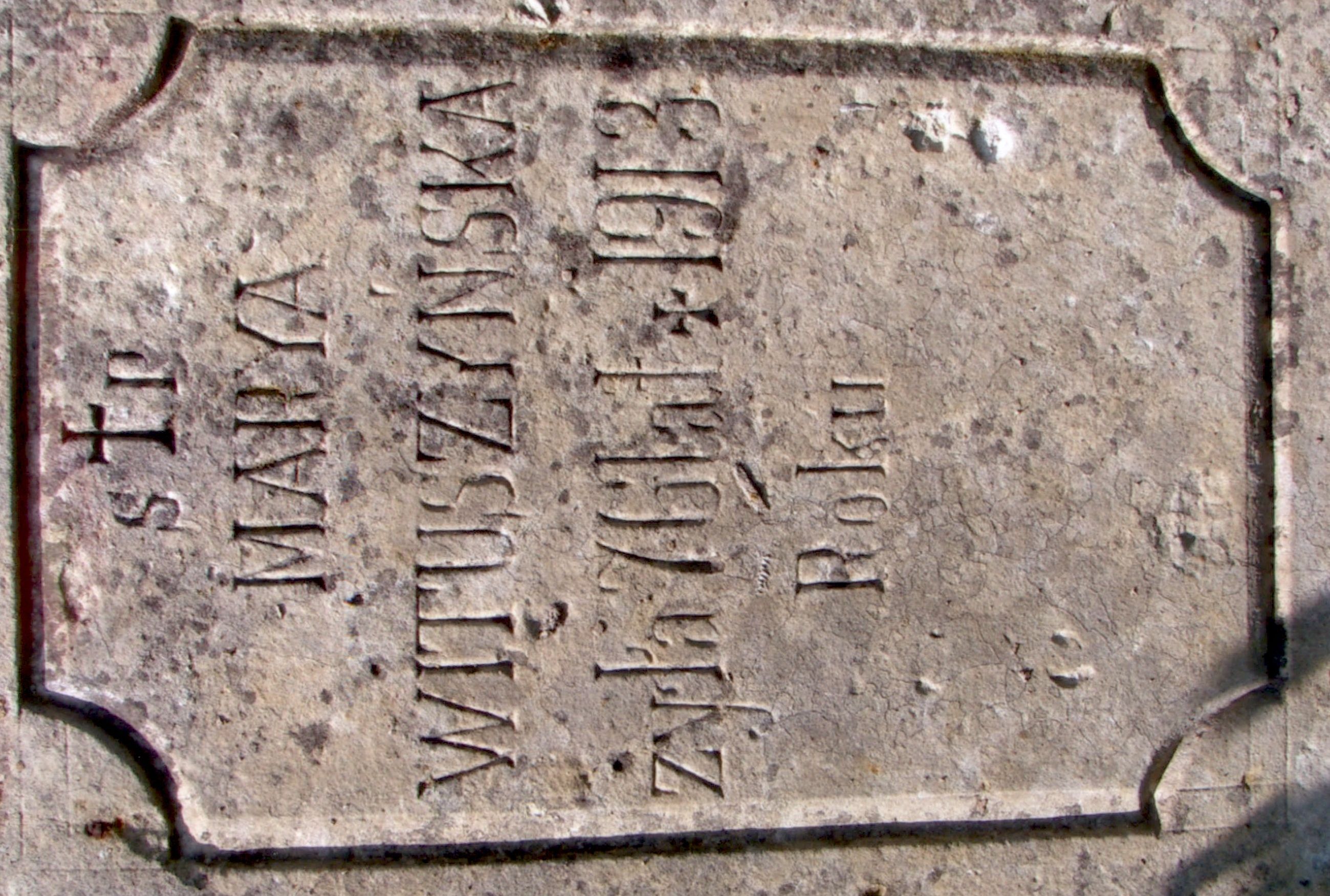 Gravestone Maria Wituszyńska, Strusowo cemetery