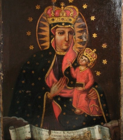 Obraz Matki Bożej Tywrowskiej, stan po pracach konserwatorskich