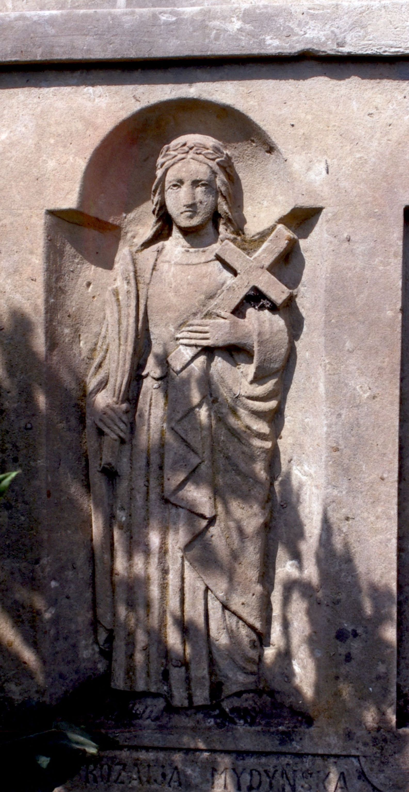 Gravestone of Rozalia Mydyńska, cemetery in Strusowo