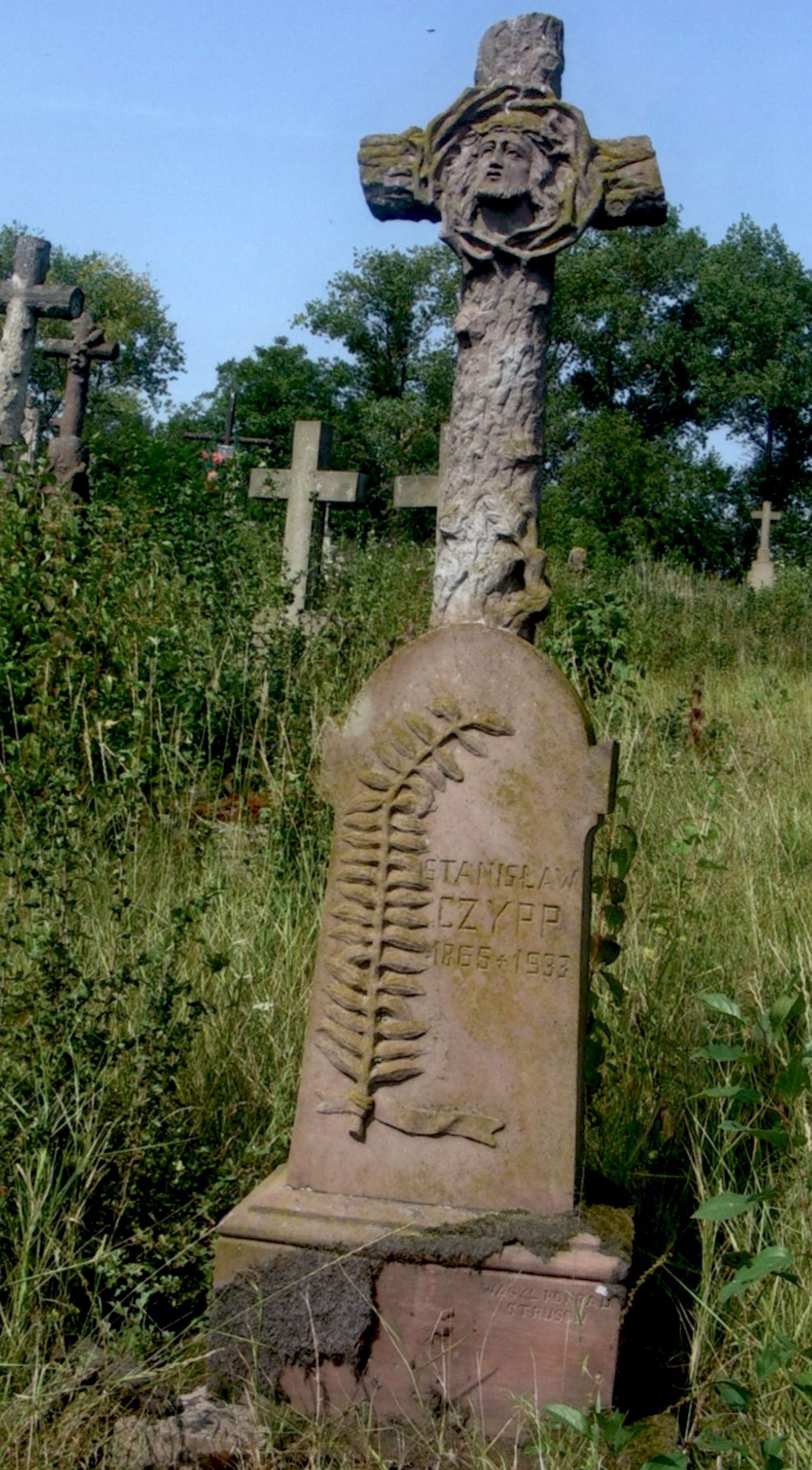 Tombstone Stanisław Czyppa, Strusowo cemetery