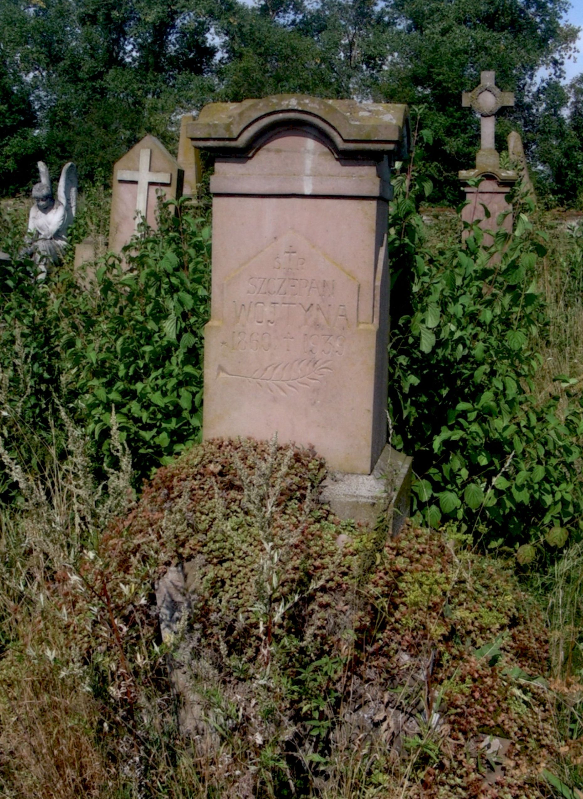 Gravestone of Szczepan Wojtyna, Strusowo cemetery