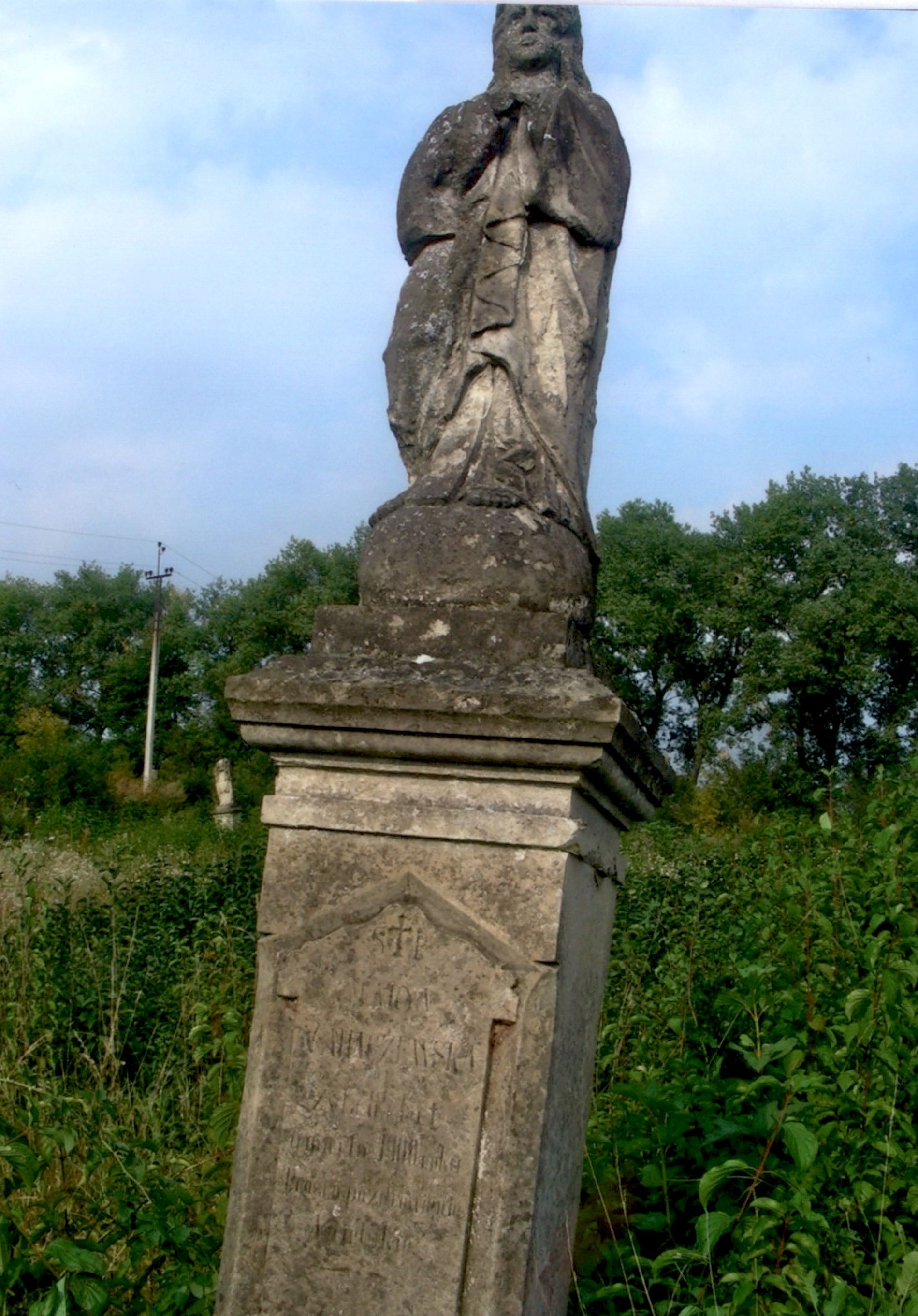 Gravestone Maria Nahaczewska, Strusov cemetery