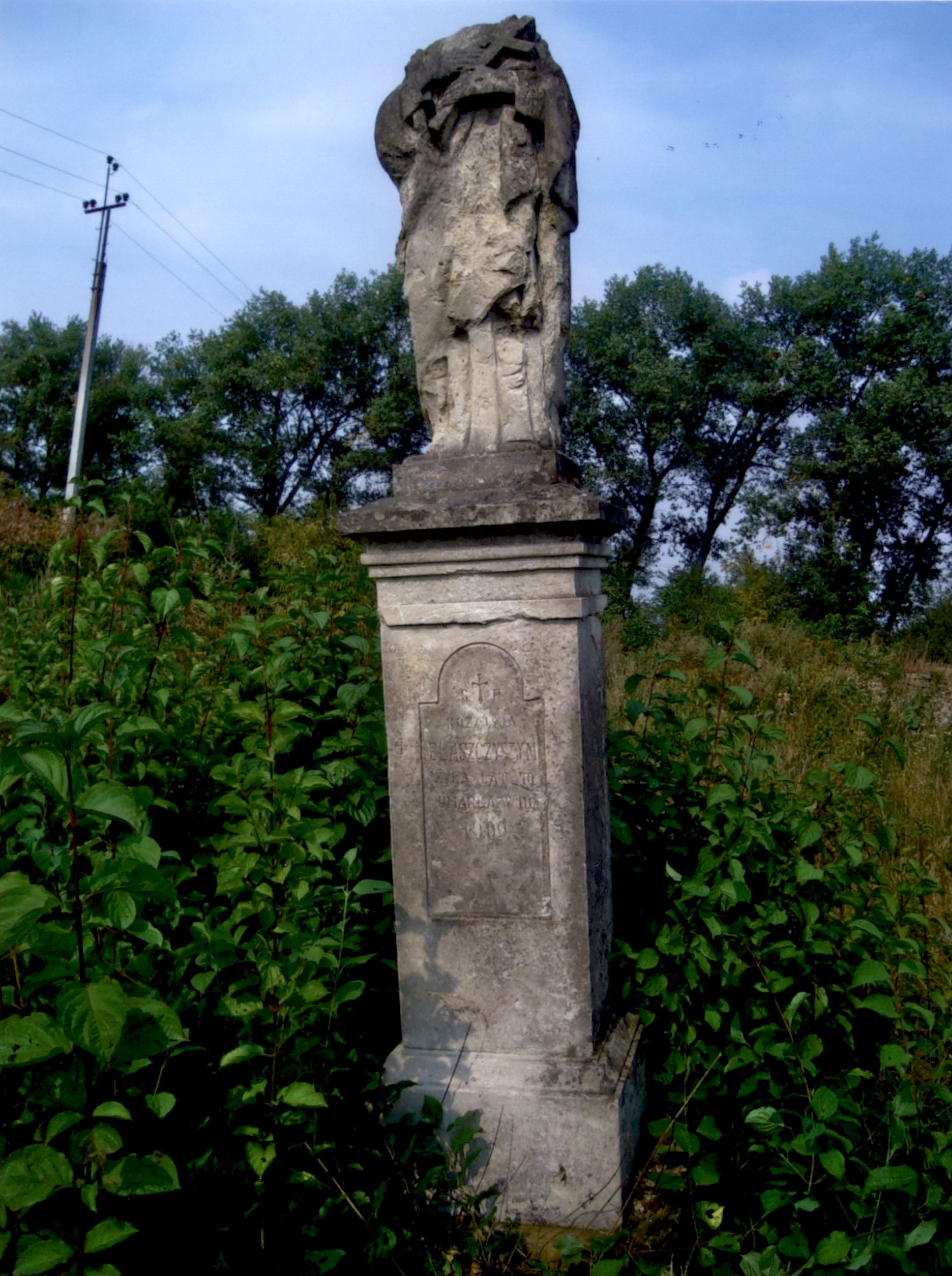 Gravestone of Rozalia Blaszczyszyn, cemetery in Strusowo