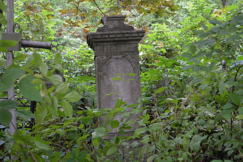 Nagrobek Wiktora Kollachio-Mackiewicza, cmentarz Bajkowa w Kijowie, stan z 2021