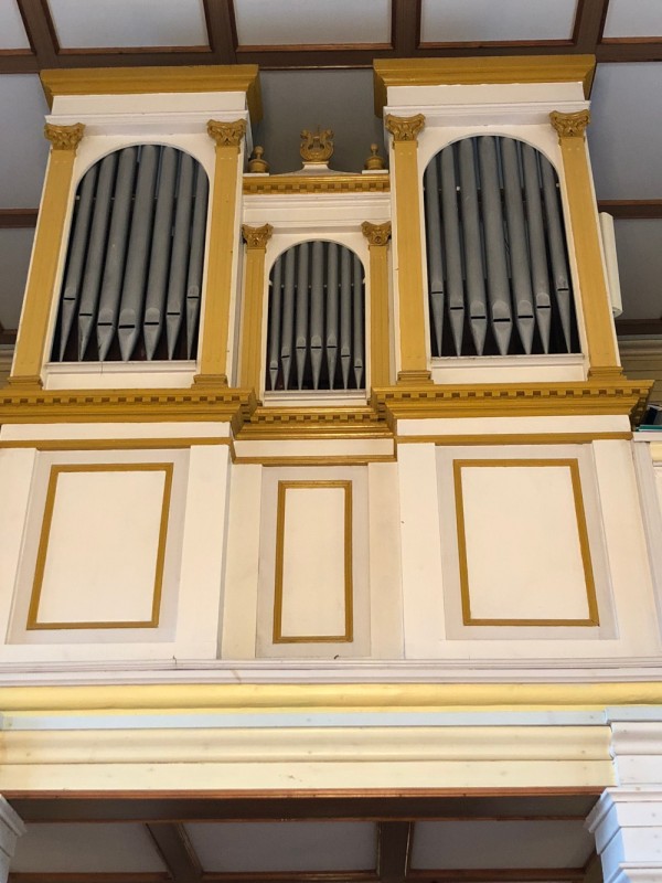 Fotografia przedstawiająca Organ in Solenice Malé, restoration work