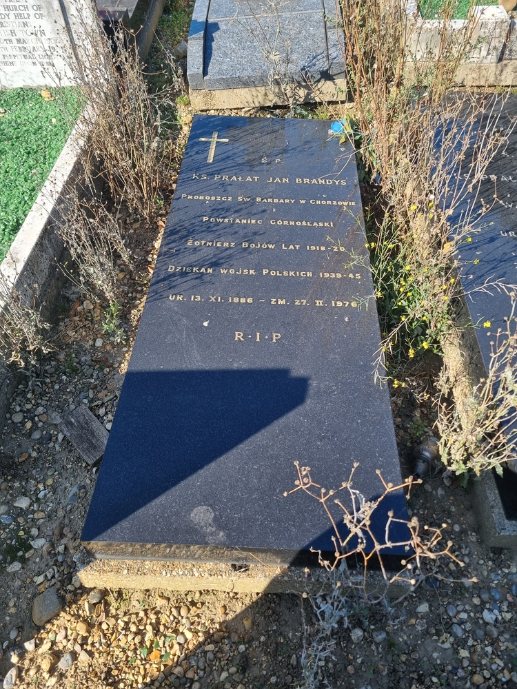 Tombstone of Jan Brandys in London