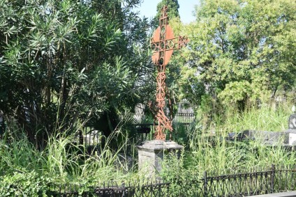 Nagrobek Edwarda Rodziewicza, stan przed pracami konserwatorskimi