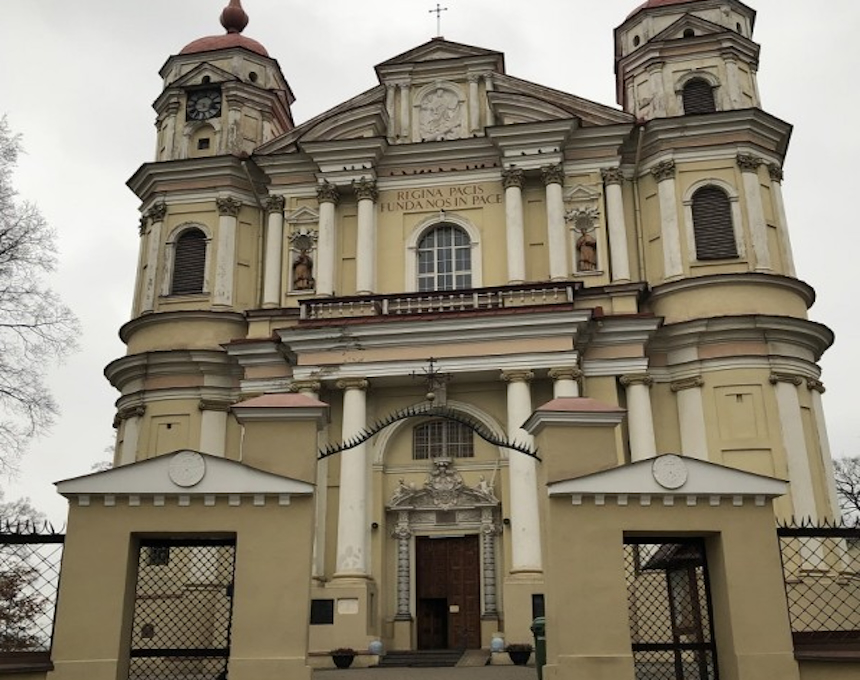 Photo showing Church of Saints Peter and Paul in Antokol, restoration works