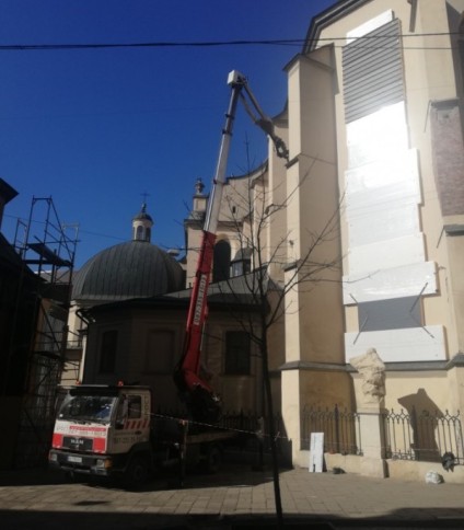 Katedra Łacińska we Lwowie, zabezpieczenie obiektu.